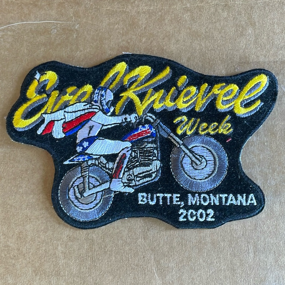 Evil Knievel Week Butte Montana 2002 Vintage Patch. Excellent Condition.